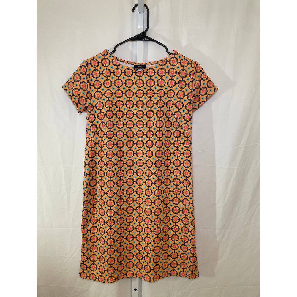 Sailor Sailor Graphic Print Dress - Women Size XS - Orange
